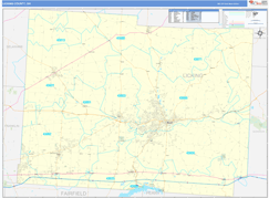 Licking County, OH Digital Map Basic Style