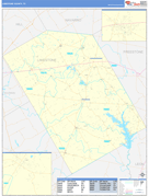 Limestone County, TX Digital Map Basic Style