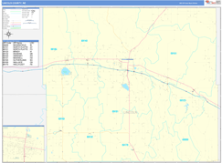 Lincoln County, NE Digital Map Basic Style