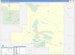 Lincoln County, NM Digital Map Basic Style