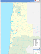 Lincoln County, OR Digital Map Basic Style