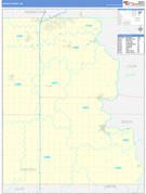 Lincoln County, SD Digital Map Basic Style