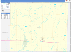 Linn County, MO Digital Map Basic Style