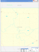 Lipscomb County, TX Digital Map Basic Style