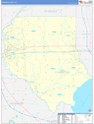 Livingston Parish (County), LA Digital Map Basic Style