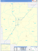 Logan County, IL Digital Map Basic Style