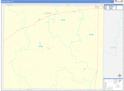 Logan County, KS Digital Map Basic Style