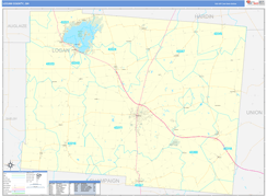 Logan County, OH Digital Map Basic Style
