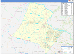 Loudoun County, VA Digital Map Basic Style