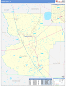 Lowndes County, GA Digital Map Basic Style