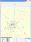 Lubbock County, TX Digital Map Basic Style