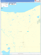 Luce County, MI Digital Map Basic Style