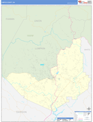 Lumpkin County, GA Digital Map Basic Style