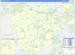 Luzerne County, PA Digital Map Basic Style