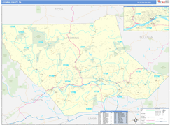 Lycoming County, PA Digital Map Basic Style