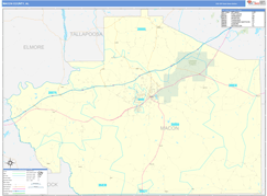 Macon County, AL Digital Map Basic Style