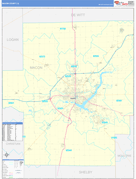 Macon County, IL Digital Map Basic Style
