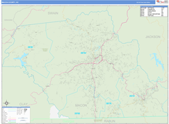 Macon County, NC Digital Map Basic Style