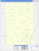 Macoupin County, IL Digital Map Basic Style