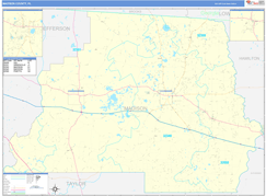 Madison County, FL Digital Map Basic Style