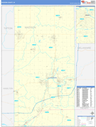 Madison County, IN Digital Map Basic Style