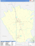 Madison County, KY Digital Map Basic Style