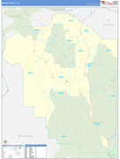 Madison County, MT Digital Map Basic Style