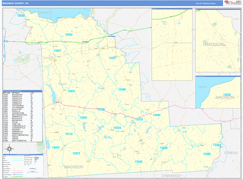 Madison County, NY Digital Map Basic Style