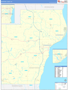 Manitowoc County, WI Digital Map Basic Style
