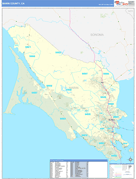 Marin County, CA Digital Map Basic Style