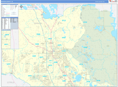 Marion County, FL Digital Map Basic Style