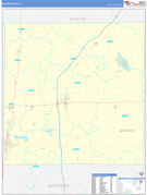 Marion County, IL Digital Map Basic Style