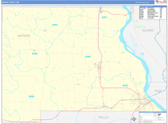 Marion County, MO Digital Map Basic Style