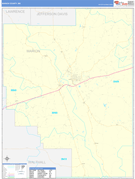 Marion County, MS Digital Map Basic Style
