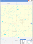 Marshall County, IA Digital Map Basic Style