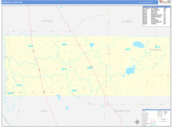Marshall County, MN Digital Map Basic Style