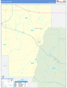 Marshall County, MS Digital Map Basic Style