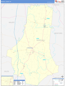 Marshall County, TN Digital Map Basic Style