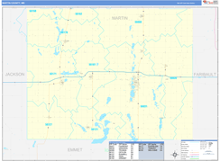 Martin County, MN Digital Map Basic Style