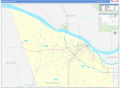 McCracken County, KY Digital Map Basic Style