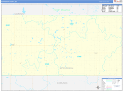 McPherson County, SD Digital Map Basic Style