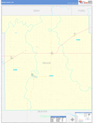 Meade County, KS Digital Map Basic Style