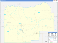Menard County, IL Digital Map Basic Style