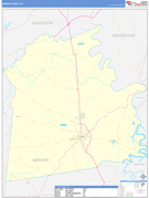 Mercer County, KY Digital Map Basic Style
