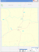 Mercer County, MO Digital Map Basic Style
