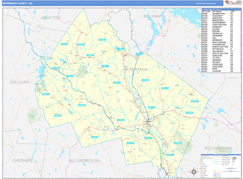 Merrimack County, NH Digital Map Basic Style