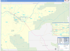 Mesa County, CO Digital Map Basic Style