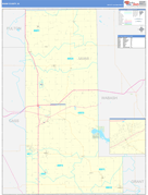 Miami County, IN Digital Map Basic Style