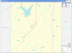 Miami County, KS Digital Map Basic Style