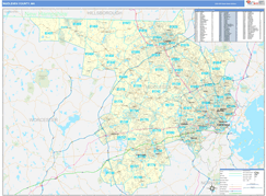 Middlesex County, MA Digital Map Basic Style